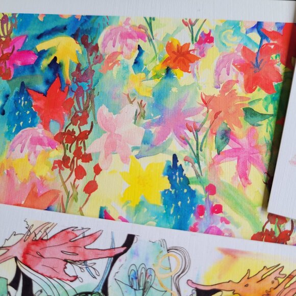 Warm Vibes - Set of Five Blank Greeting Cards - Picture 2 of 8